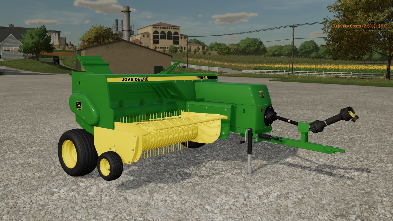 John Deere 348 presse