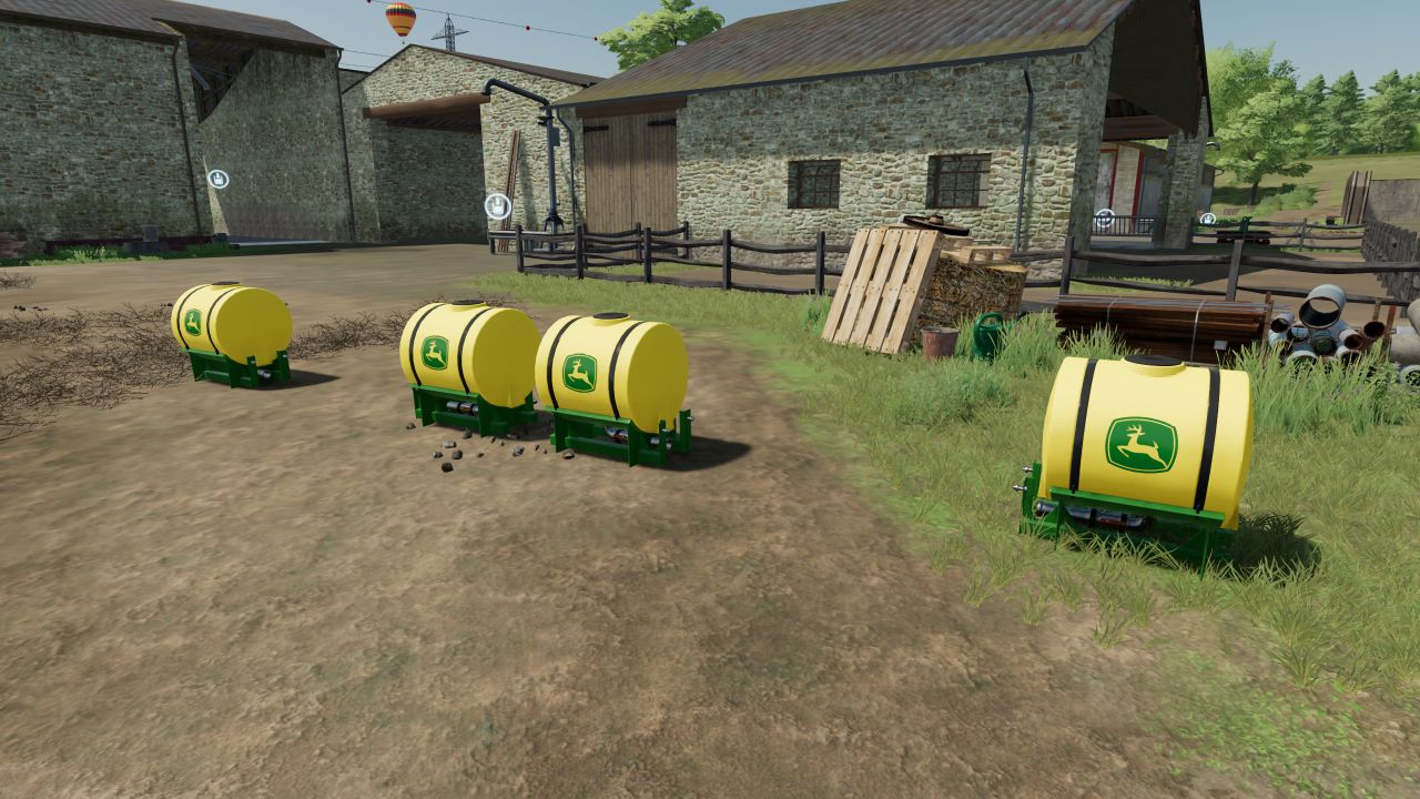 John Deere 4000 Satteltanks