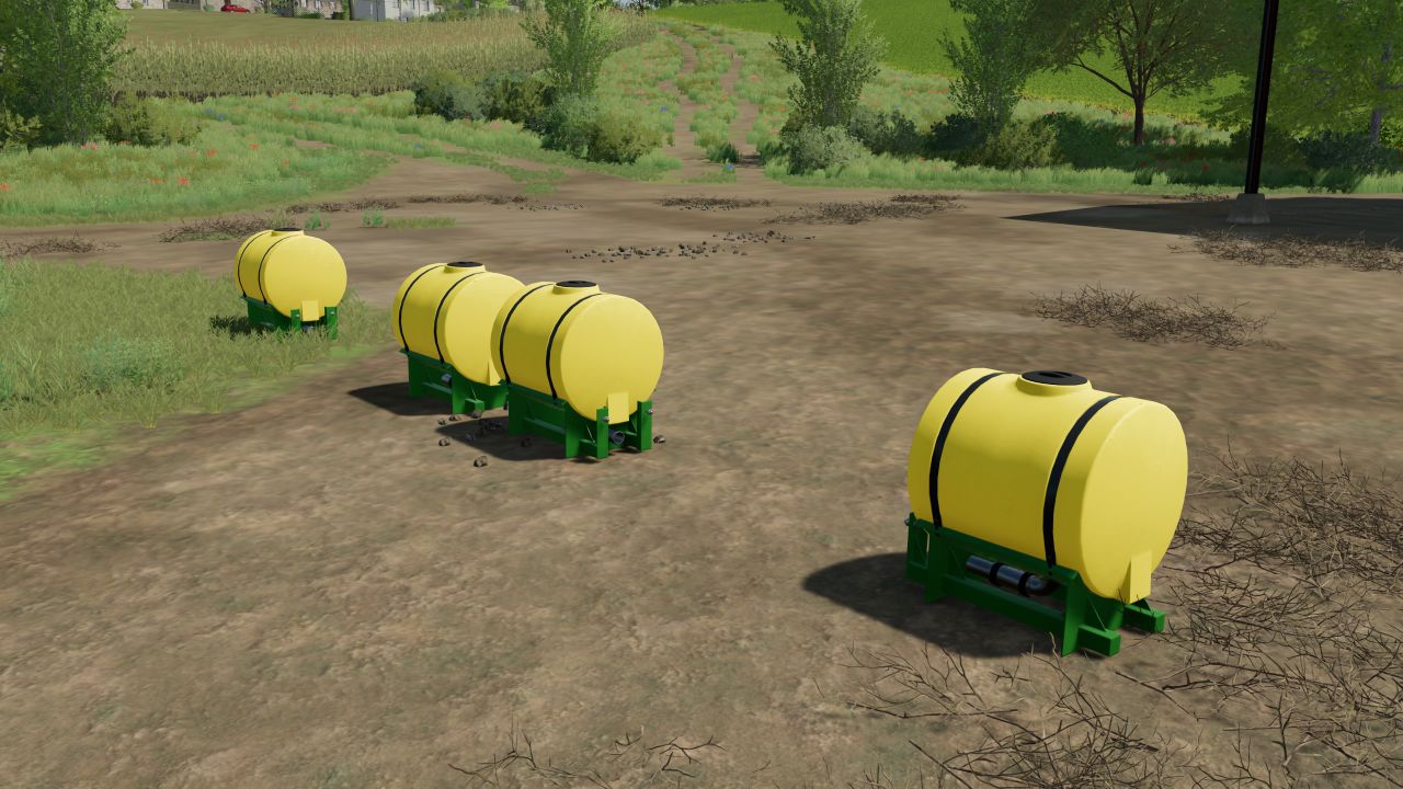 John Deere 4000 Saddle Tanks