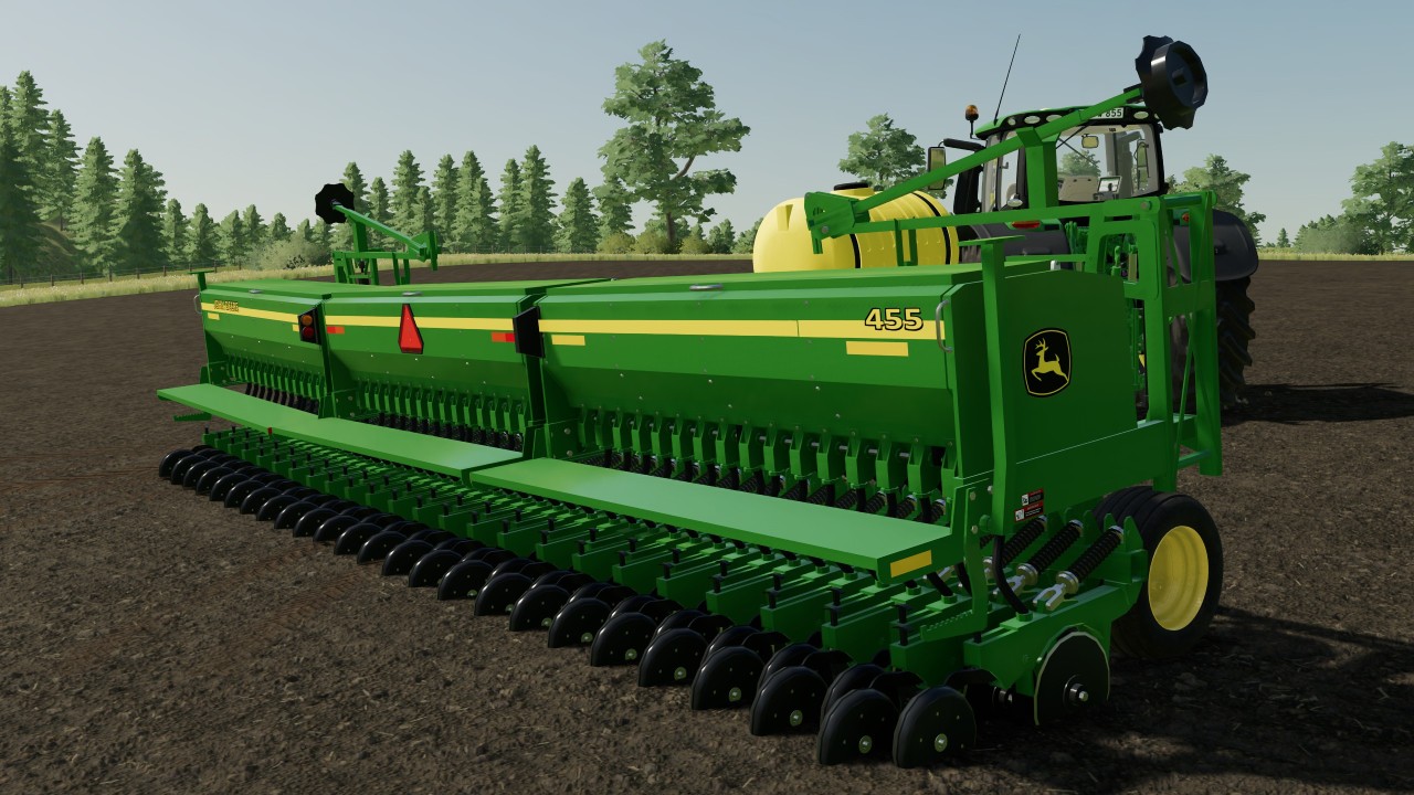 John Deere 455 box drill 