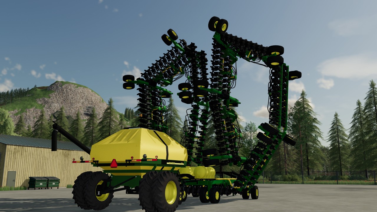 Пневматическая сеялка John Deere 50M