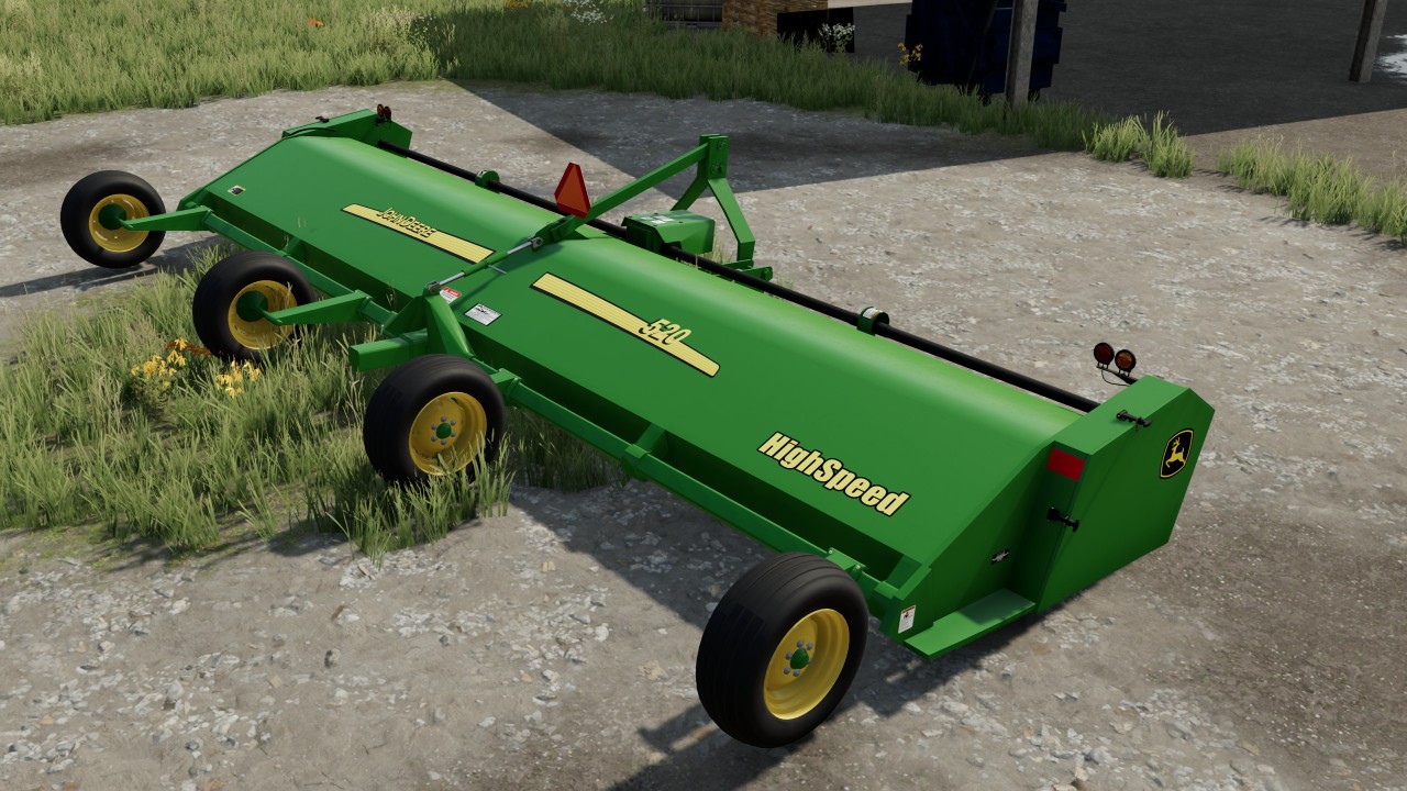 John Deere 520 broyeur