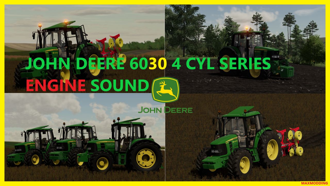 John Deere 6030 4cyl Sounds Prefab