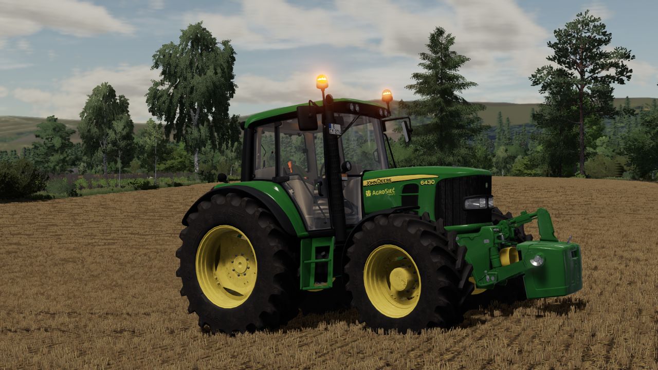 John Deere 6030 4cyl Sounds Prefab FS22 KingMods