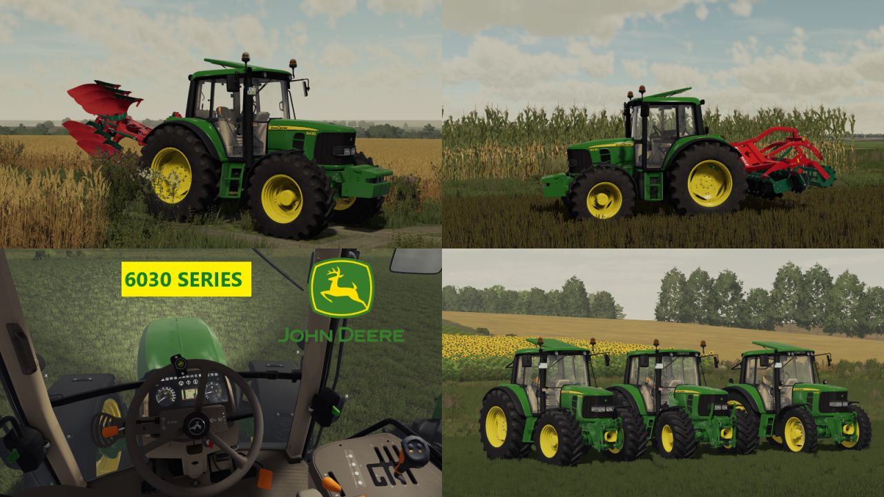 John Deere 6030 Series 4 cylinders