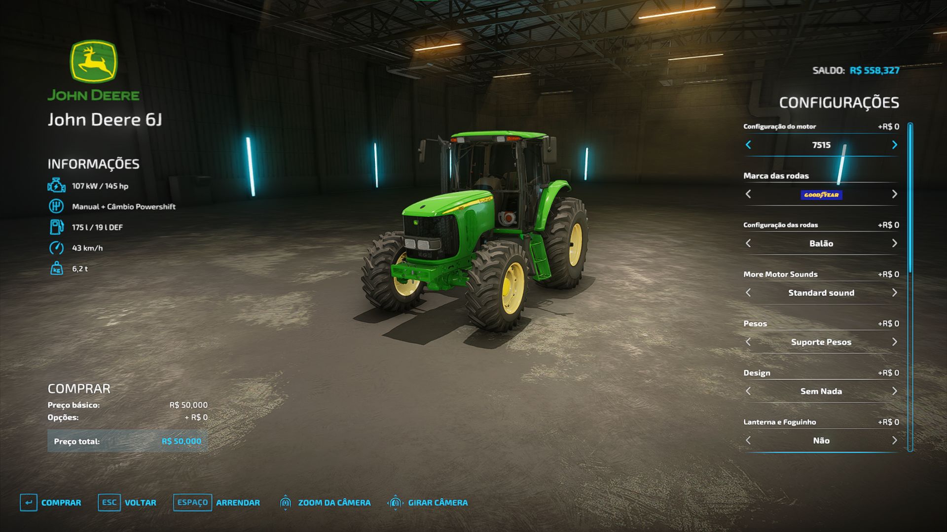 John Deere 6145J
