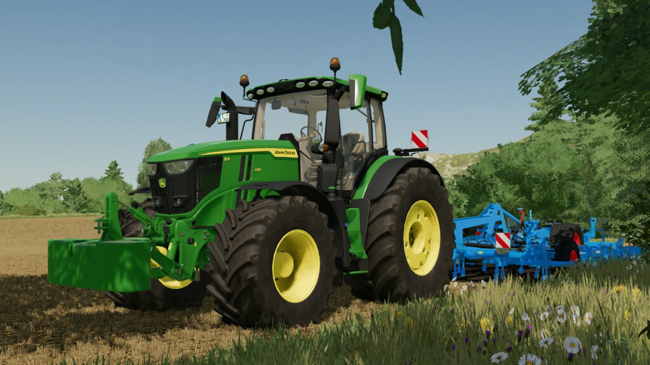 John Deere 6R Châssis Extra Large FS22 KingMods