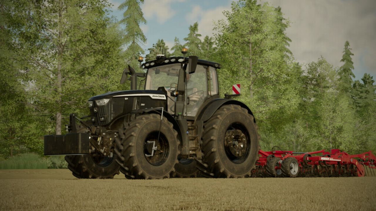 Сверхбольшая рама John Deere 6R