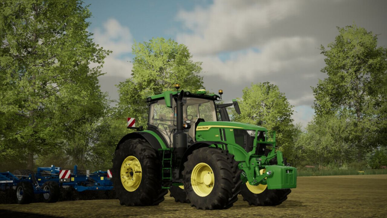 Сверхбольшая рама John Deere 6R