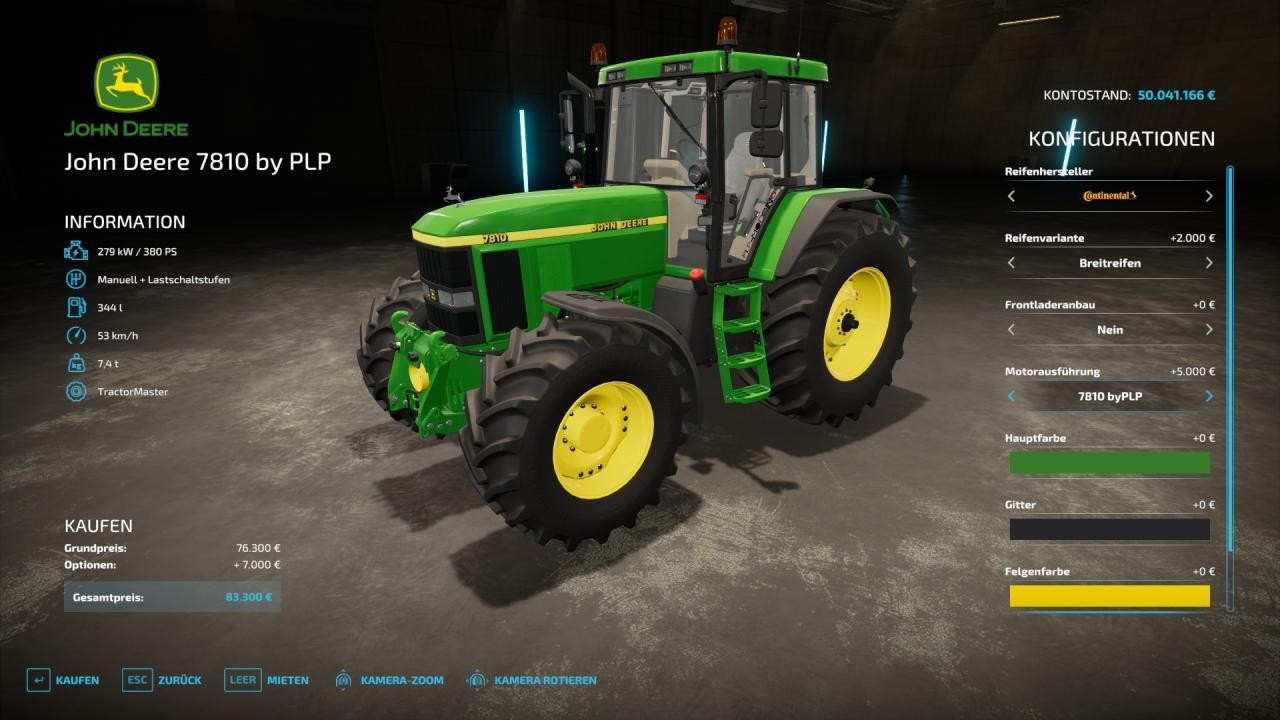 John Deere 7810 Edit