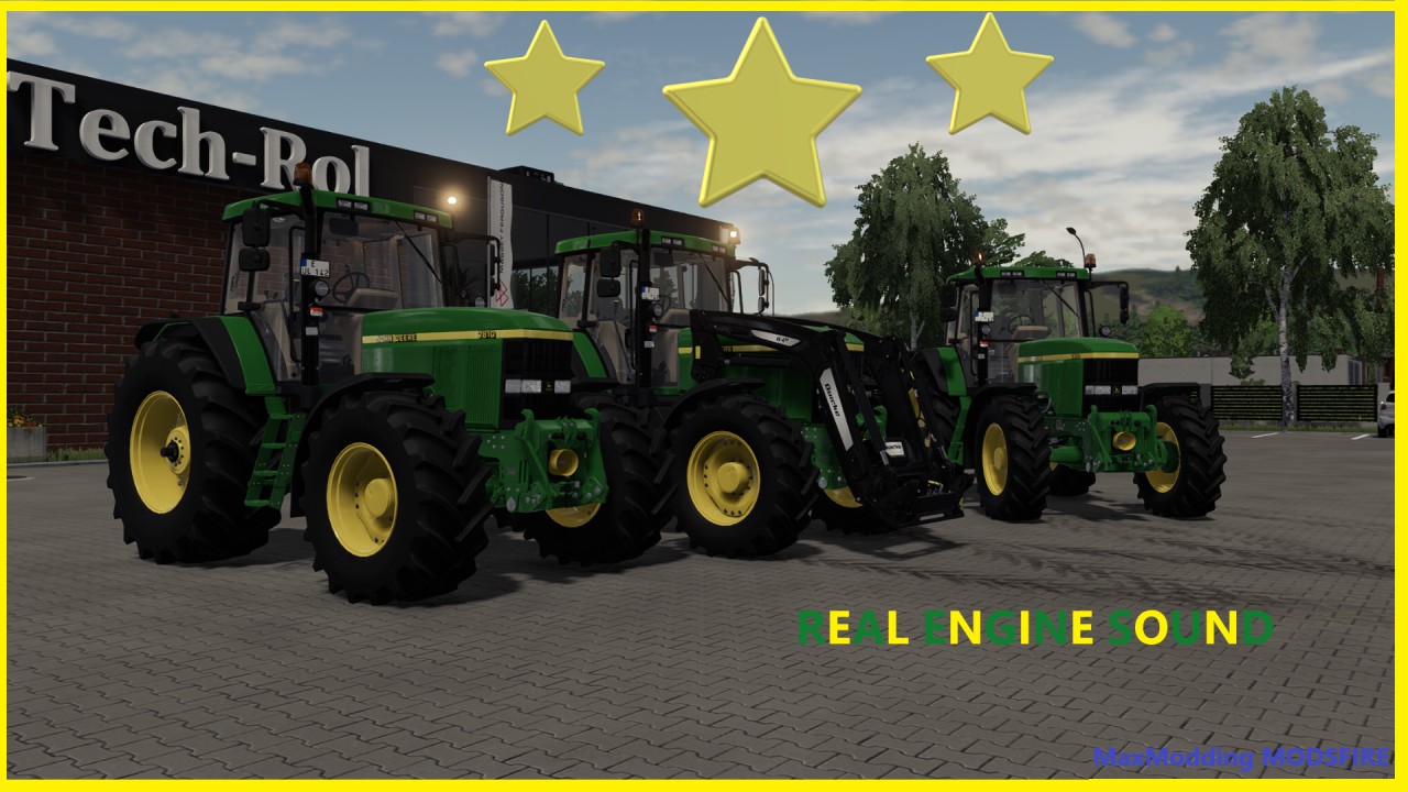 John Deere 7810 настоящие звуки