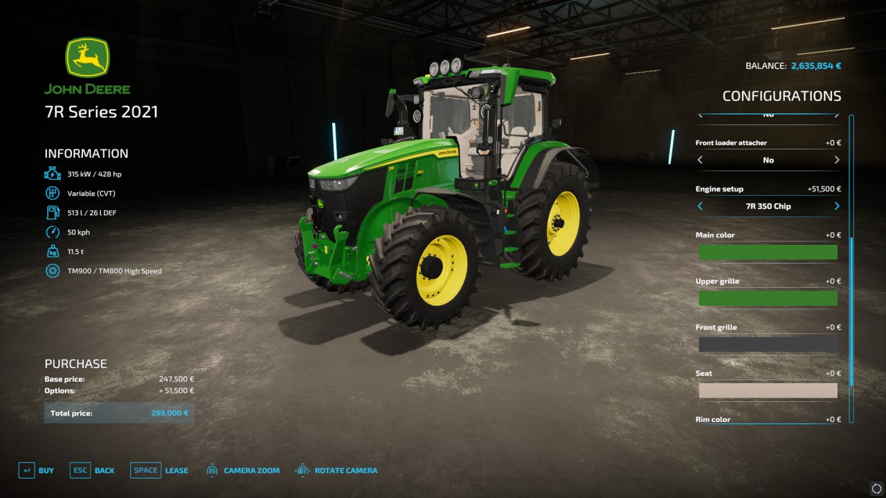 John Deere 7R Series 2021 edit