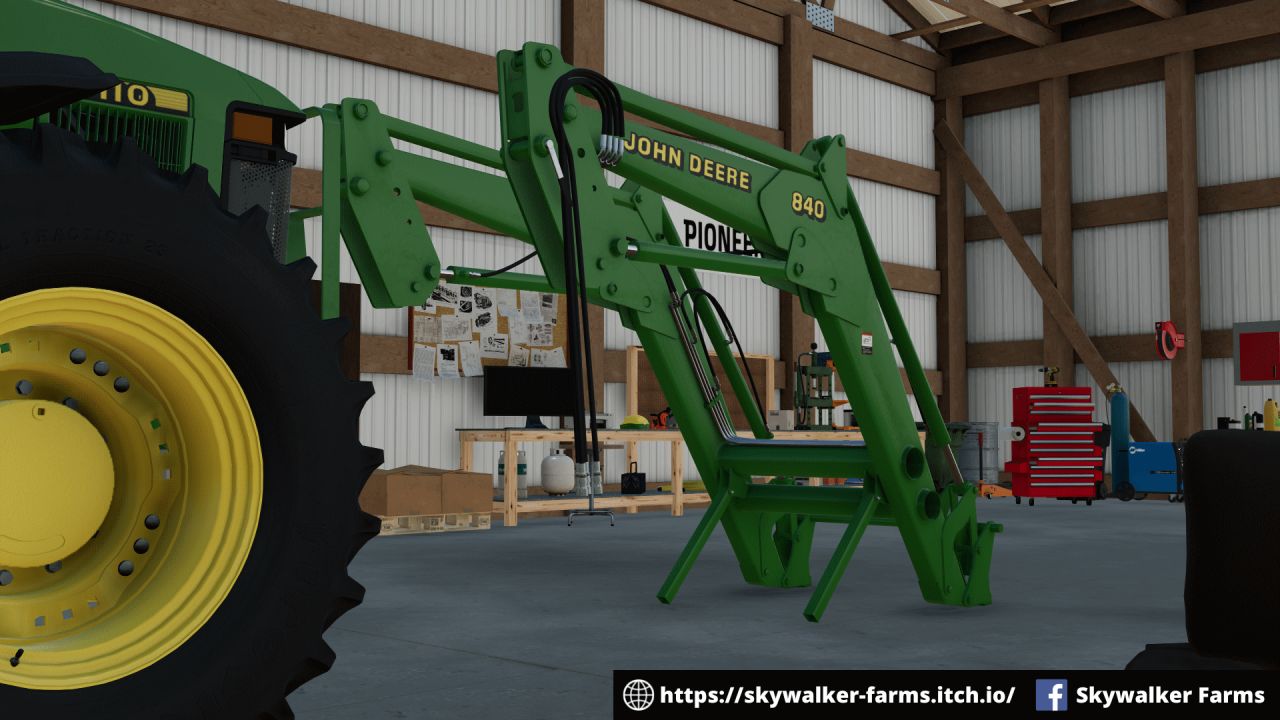 Cargador frontal John Deere 840