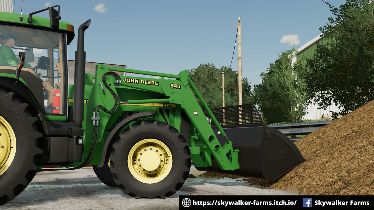 Carregador frontal John Deere 840