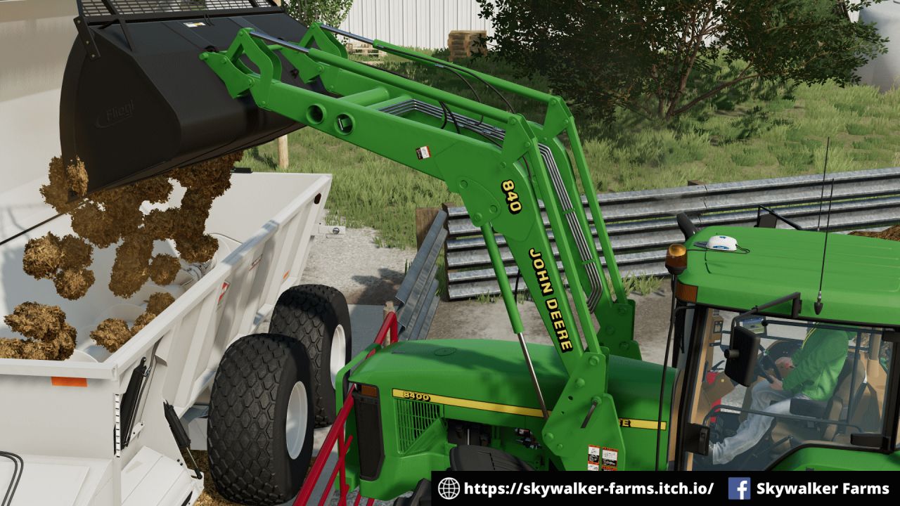 John Deere 840 Frontlader