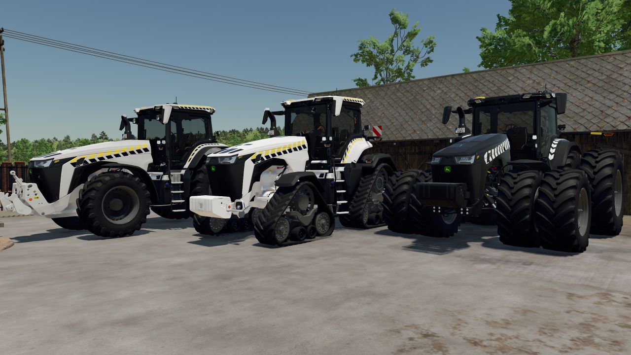 John Deere 8R White Edition