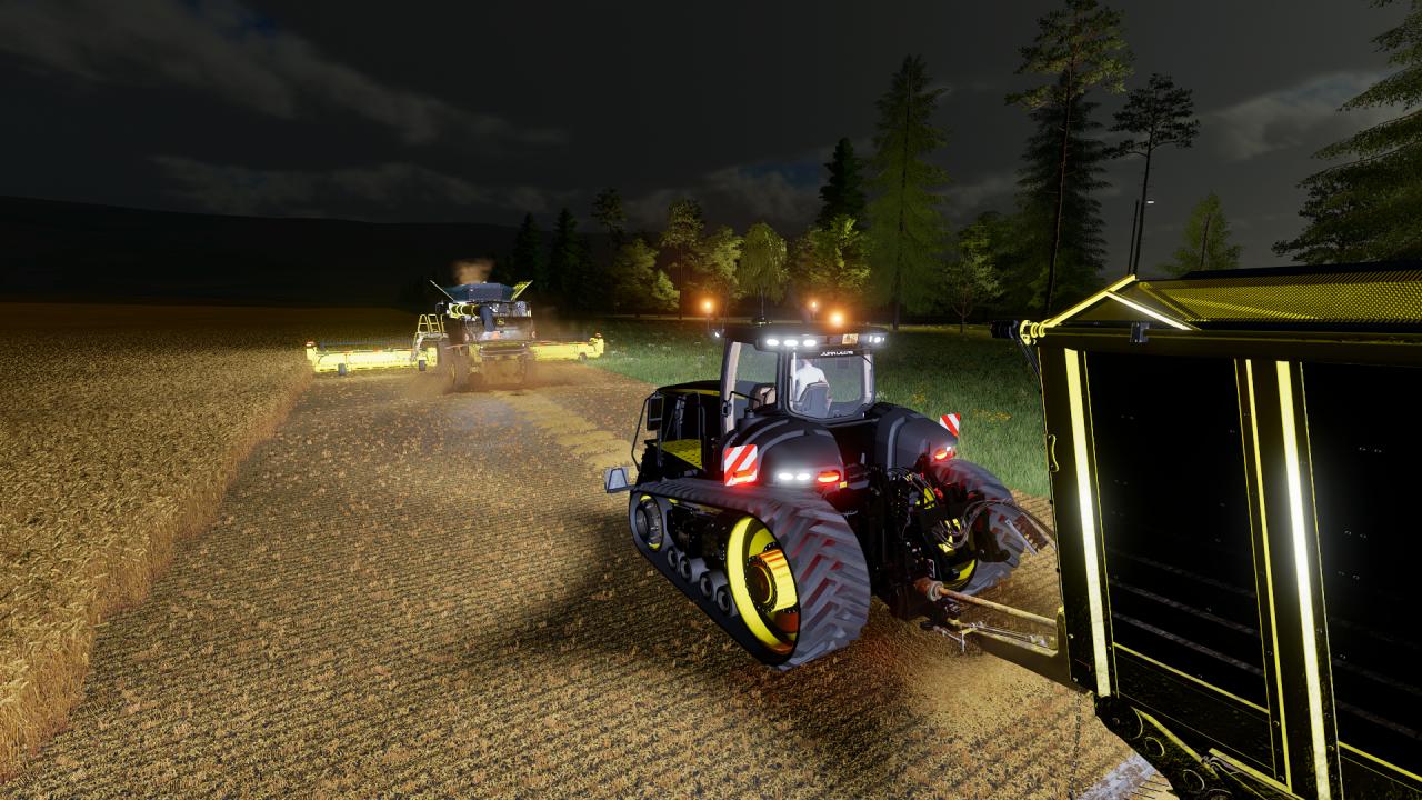John Deere 9RT Black & Yellow