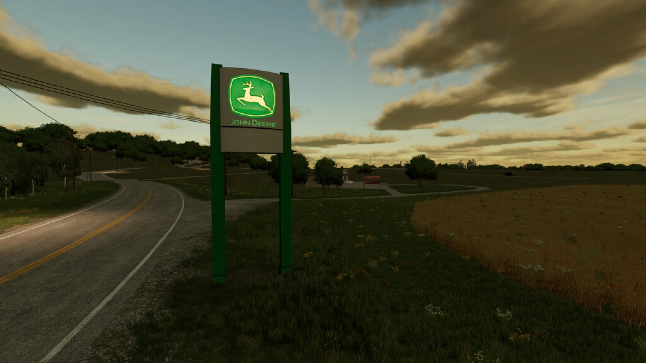 John Deere Händlerschild