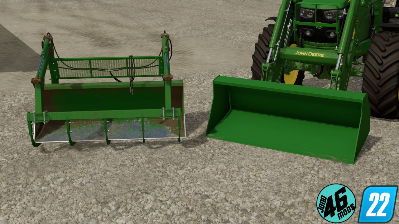 John Deere grapple bucket