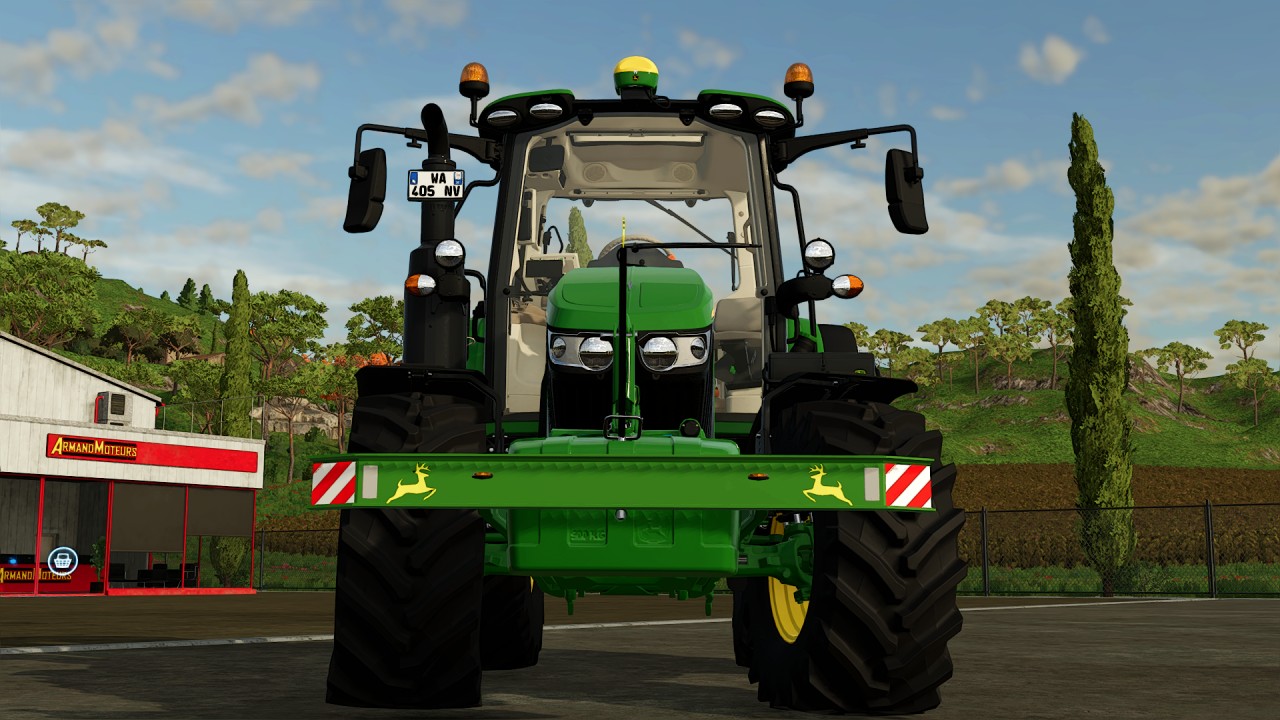 Messa di John Deere con paraurti