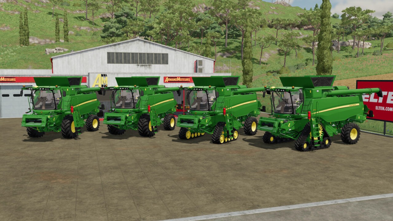 Barres de coupe John Deere série T et 600X