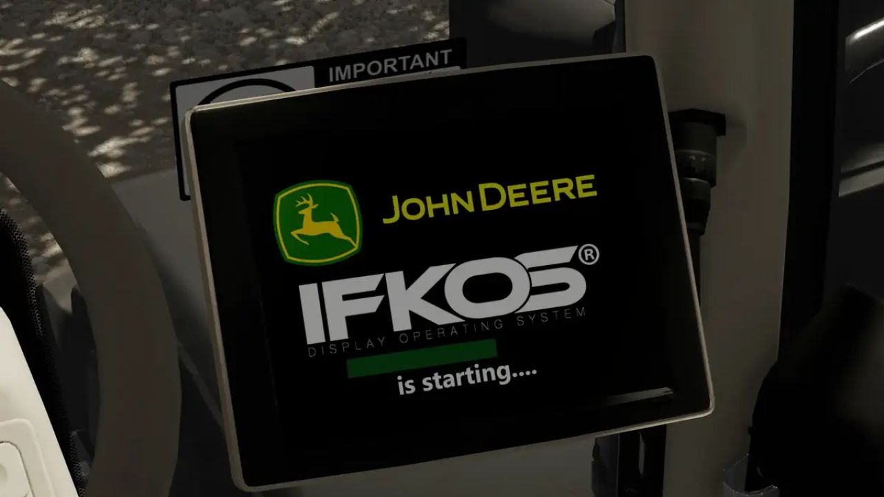 John Deere tractor package with IFKOS system