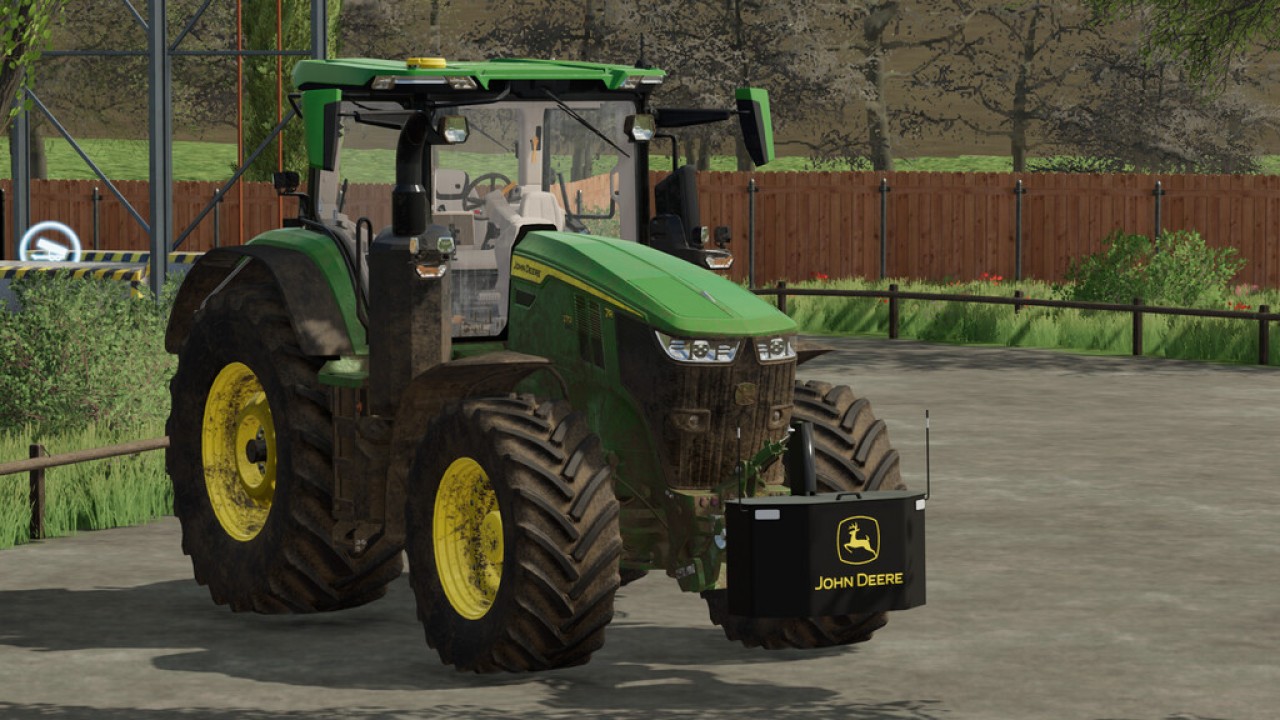 John Deere-Gewicht 900 kg