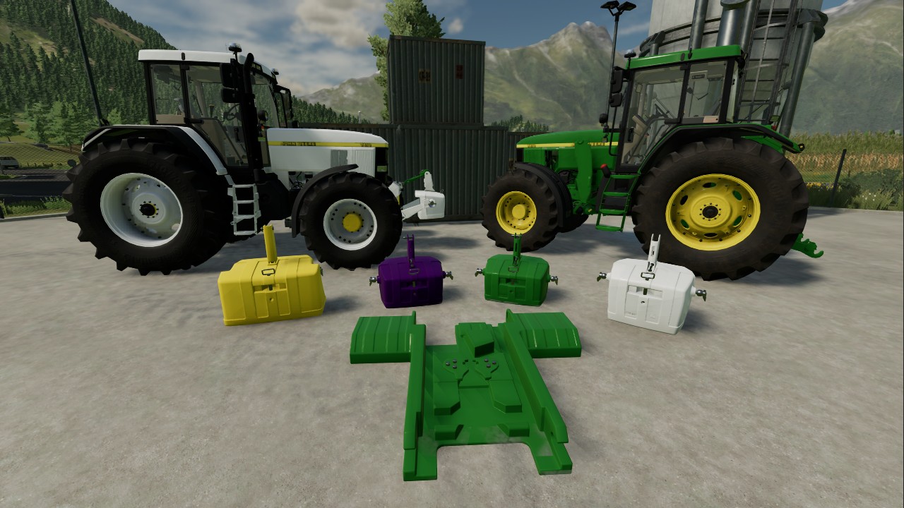 Pack de masses John Deere (couleur)