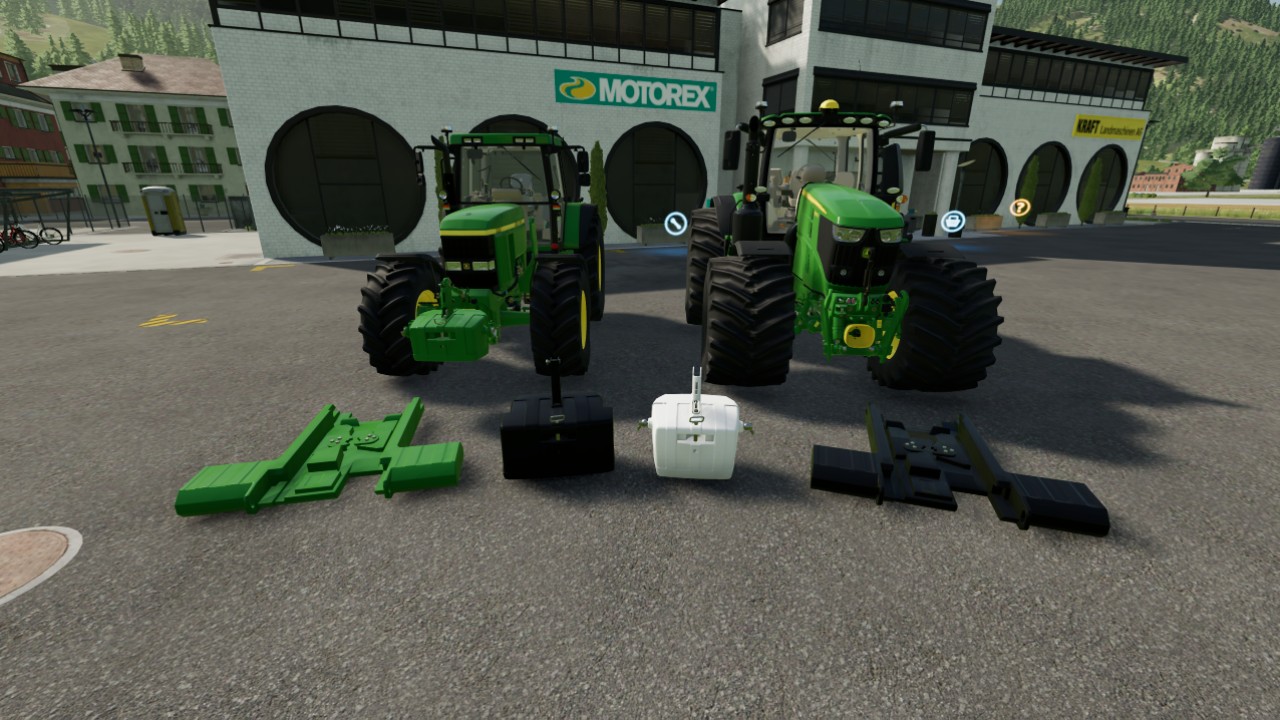 Весовой пакет John Deere (цветной)