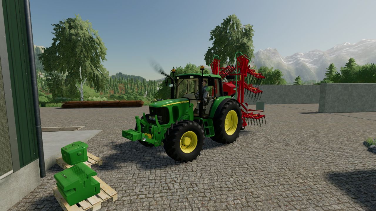 Porte poids John Deere