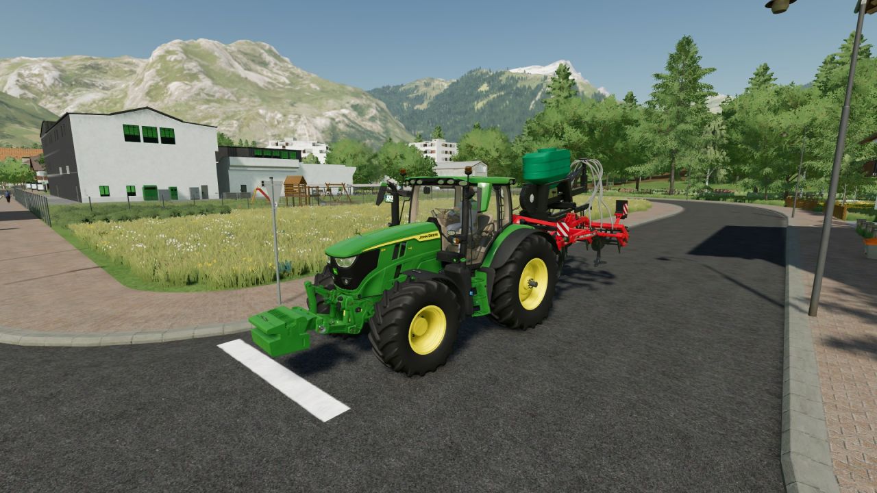 Porte poids John Deere