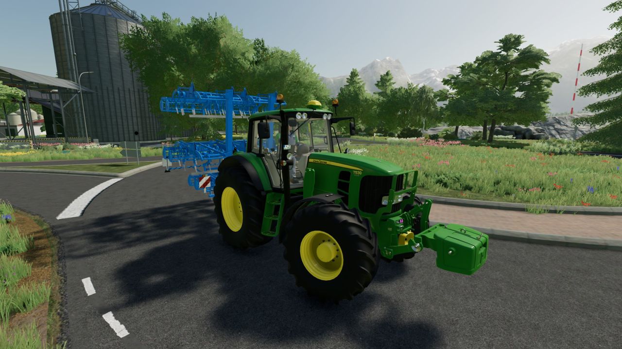 Porte poids John Deere