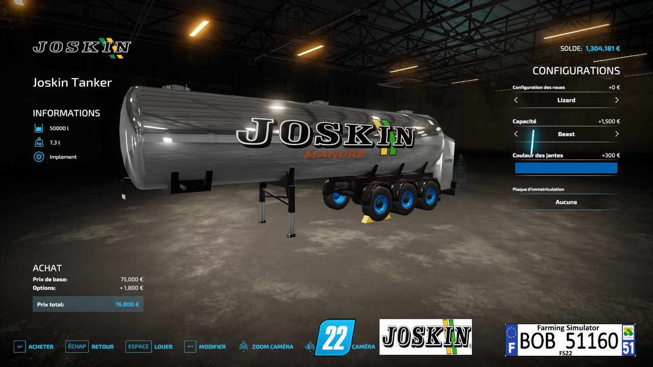 Tanque de polpa Joskin