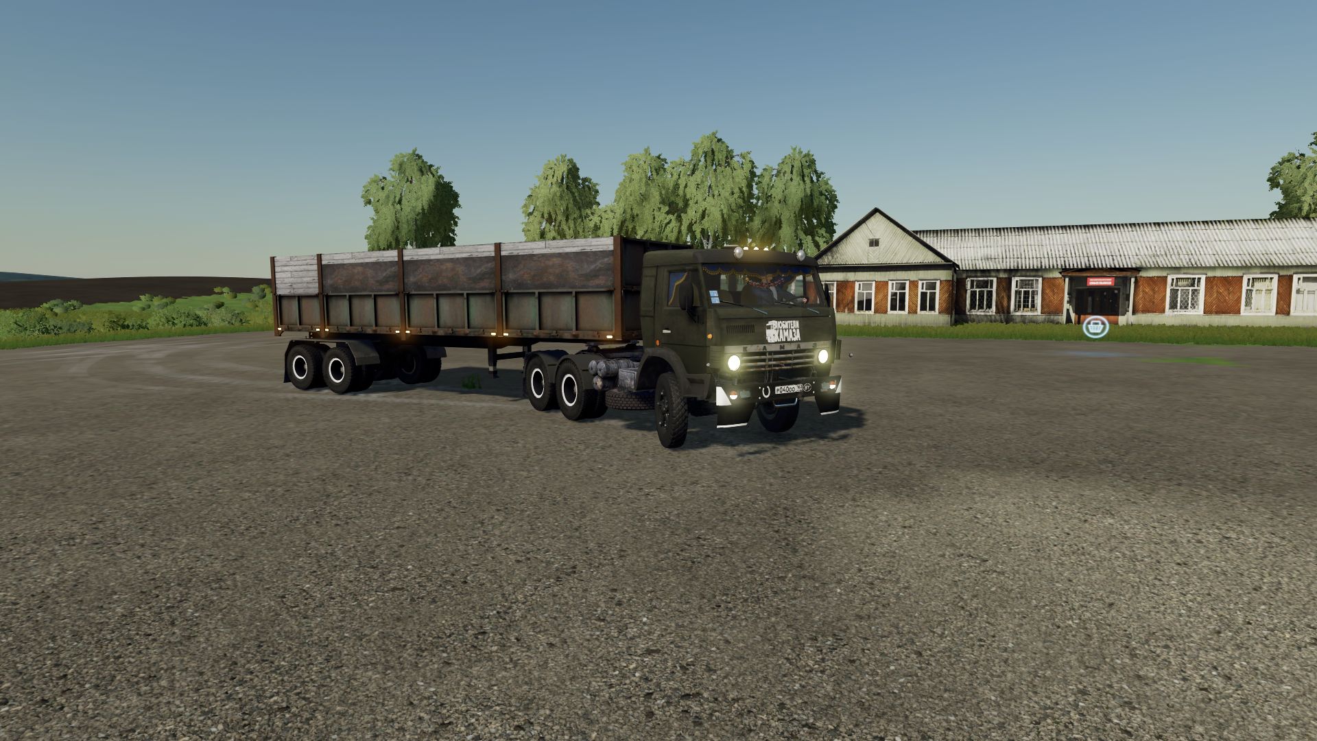 KamAZ-5410 en aanhangwagen