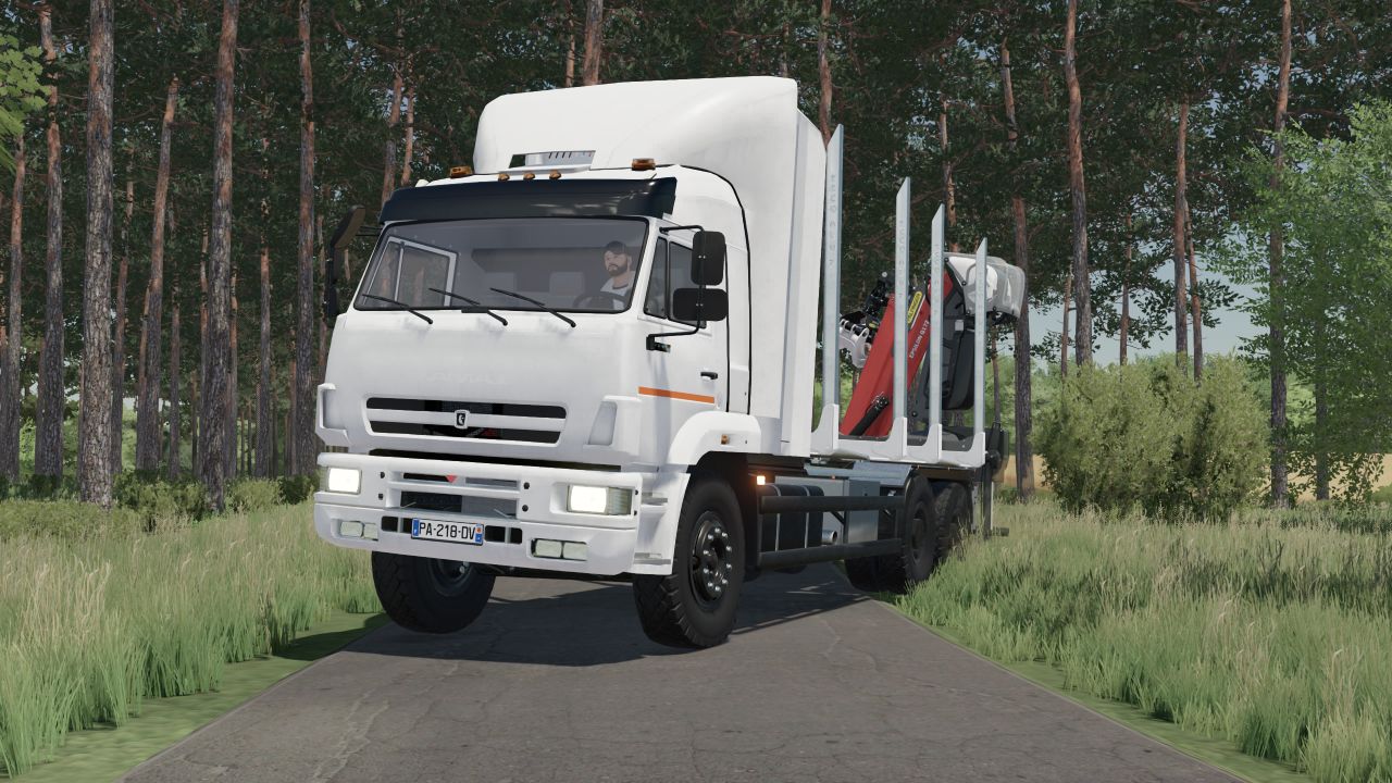 Kamaz 6520 timber truck