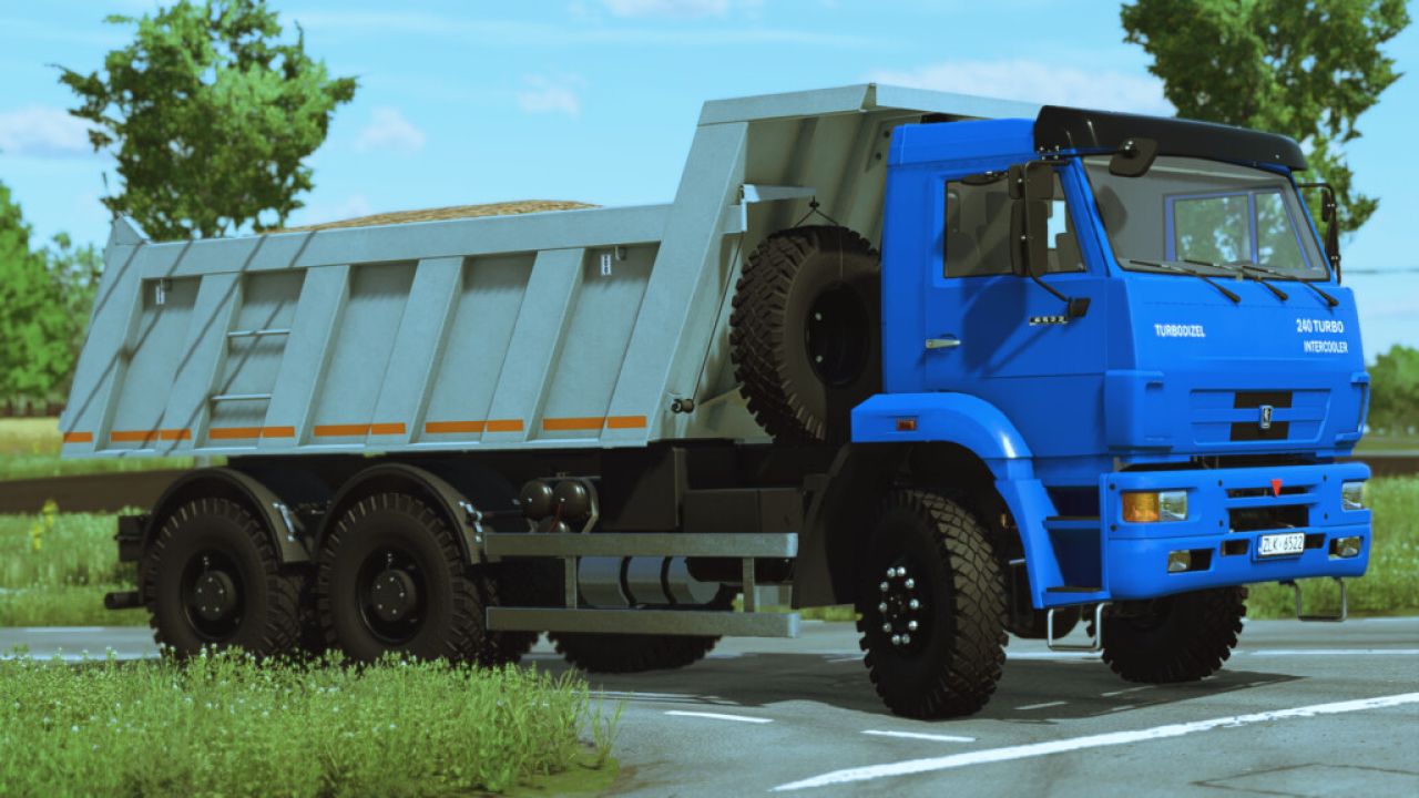 KAMAZ-740.63 Son du moteur V8 (Prefab)