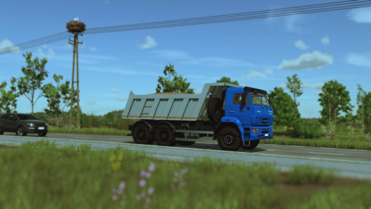 Som do motor KAMAZ-740.63 V8 (Prefab)
