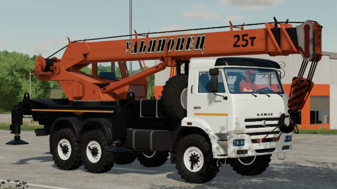 Dźwig Kamaz 6x6 Uljanowiec