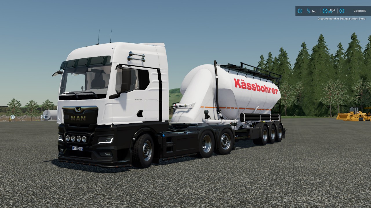 Kässbohrer Cement Trailer