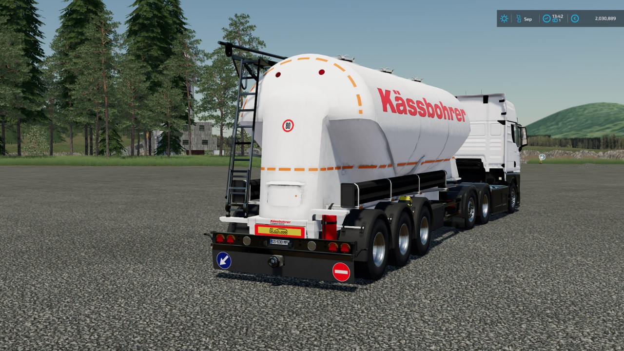 Kässbohrer Cement Trailer