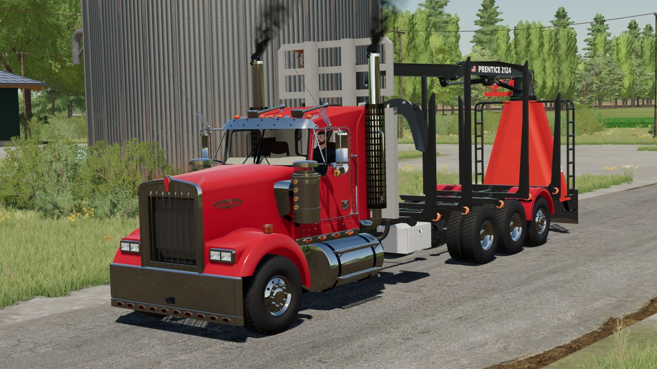 Kenworth W900 Holztransporter