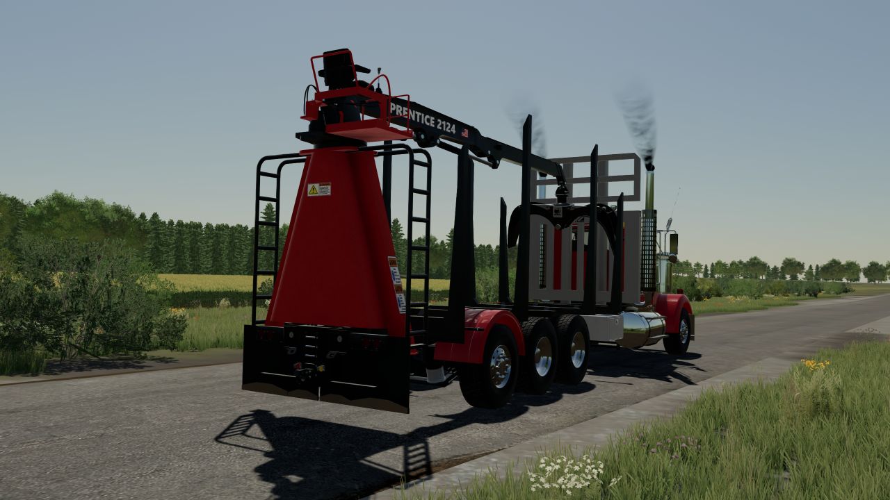 Camión maderero Kenworth W900