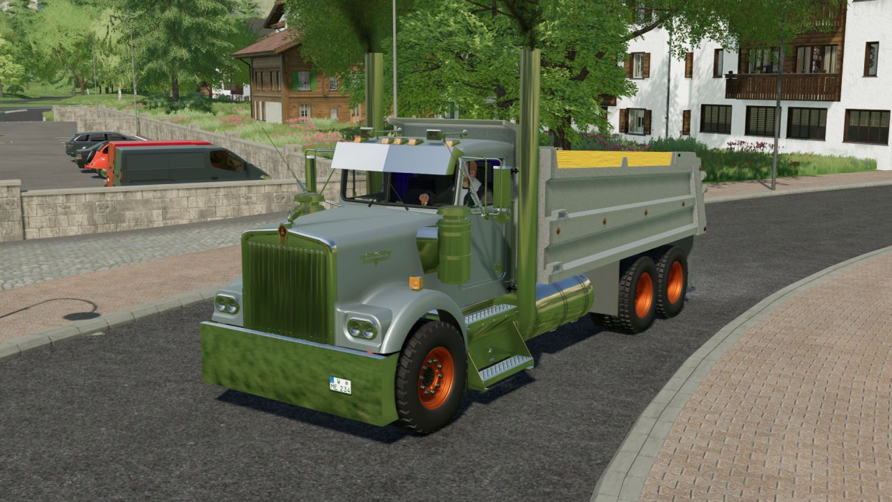 Kenworth W900 z przyczepą