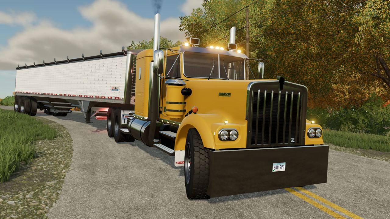 Kenworth W900A Flat Top