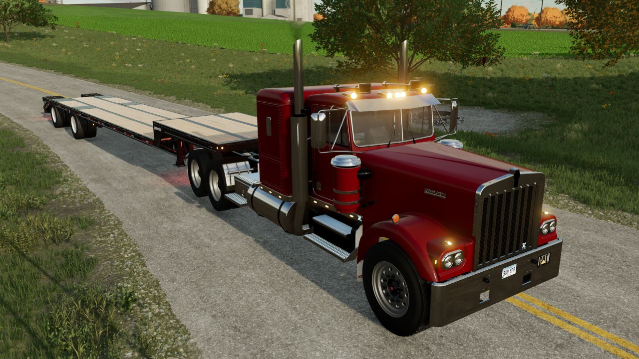 Kenworth W900A Flat Top