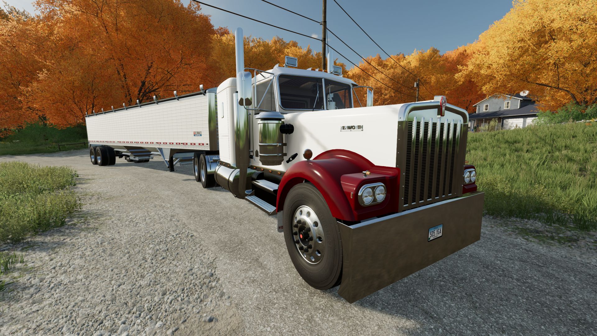 Kenworth W900A Flat Top