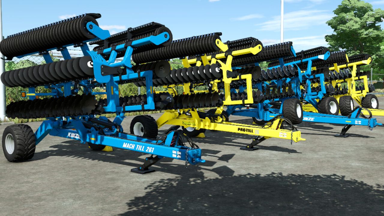 Kinze Mach Till et Degelman Pro-Till Pack