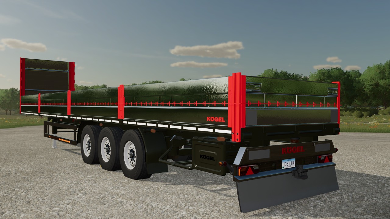 KÖGEL Autoload Flatbed Semi-trailer