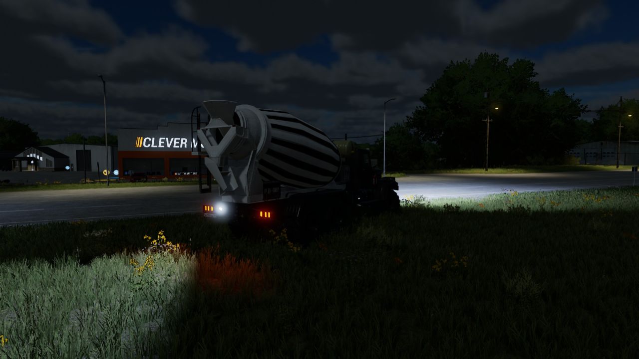 Kraz 255B Concrete mixer