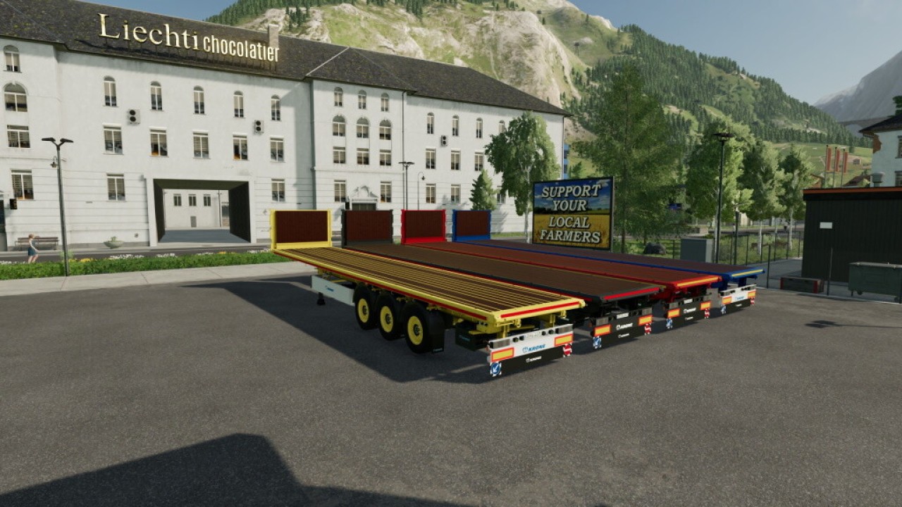 Krone Flatbed Semitrailer